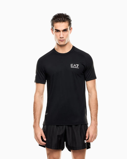 EA7 T-shirt realizzata in tessuto tecnico VENTUS7