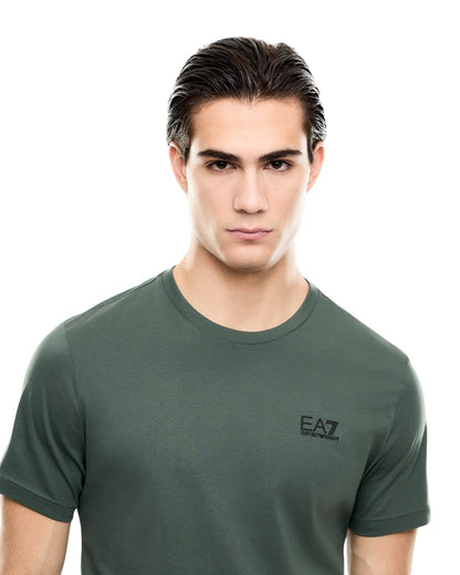 EA7 T-shirt Core Identity in cotone Pima