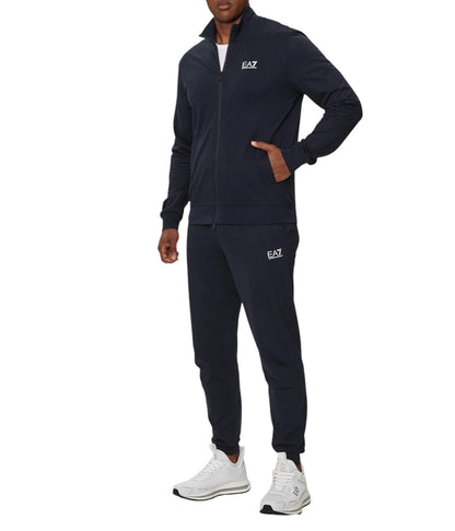 EA7 Tuta da jogging Blu scuro Vestibilità regolare