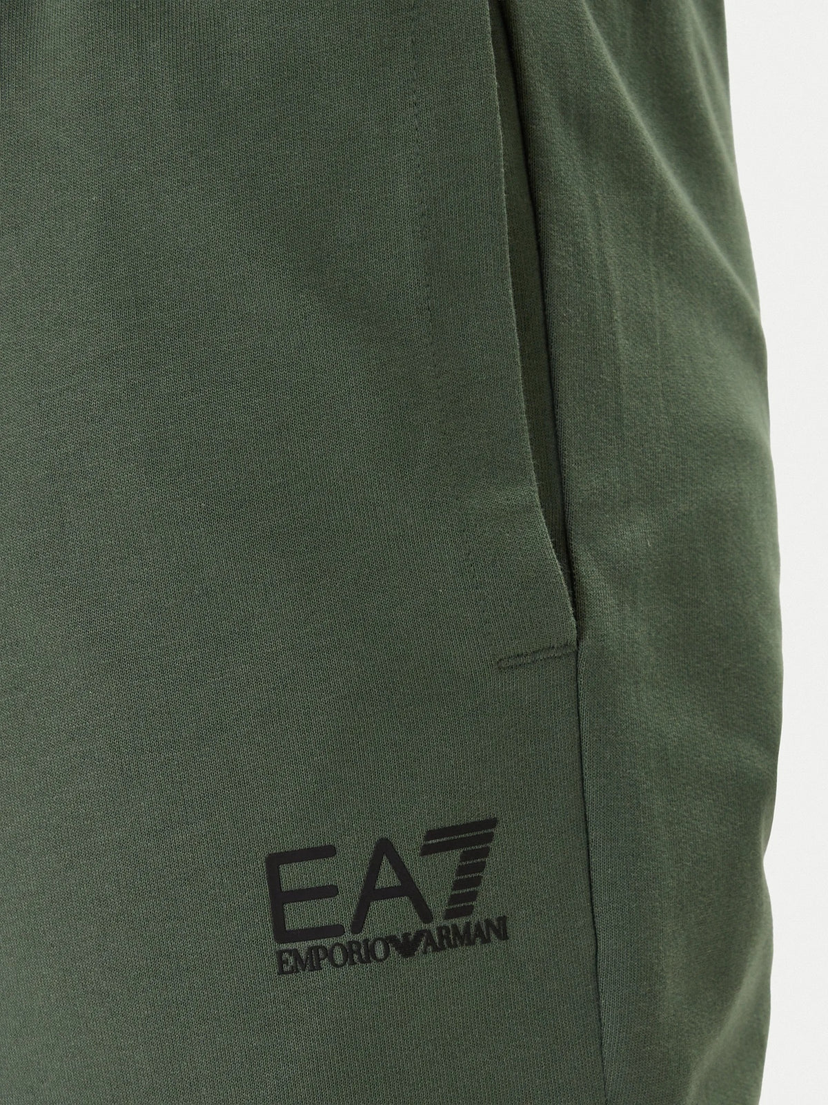 EA7 Tuta zip lungz  in puro cotone