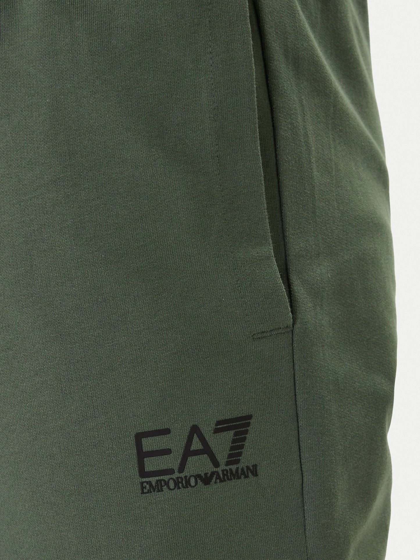 EA7 Tuta zip lungz  in puro cotone