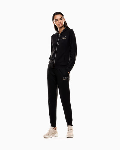 EA7 Tuta Evolution in jersey di misto viscosa stretch