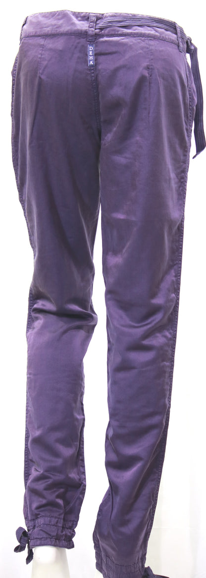 Pantalone in seta con coulisse in vita Deha