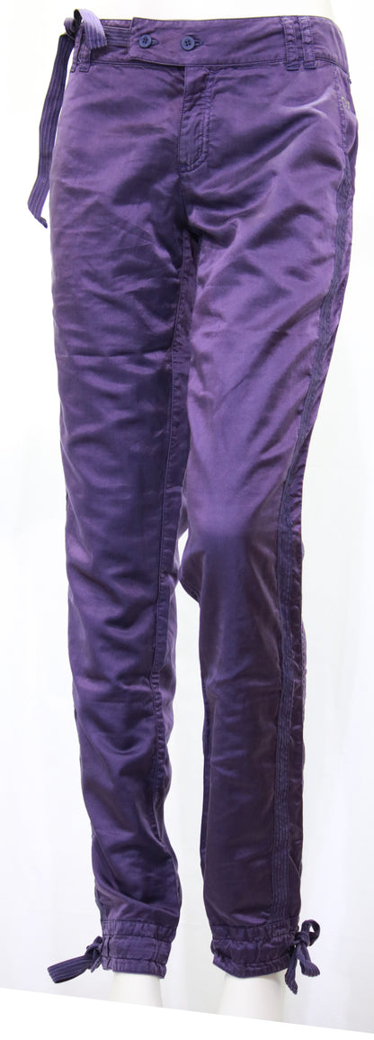 Pantalone in seta con coulisse in vita Deha