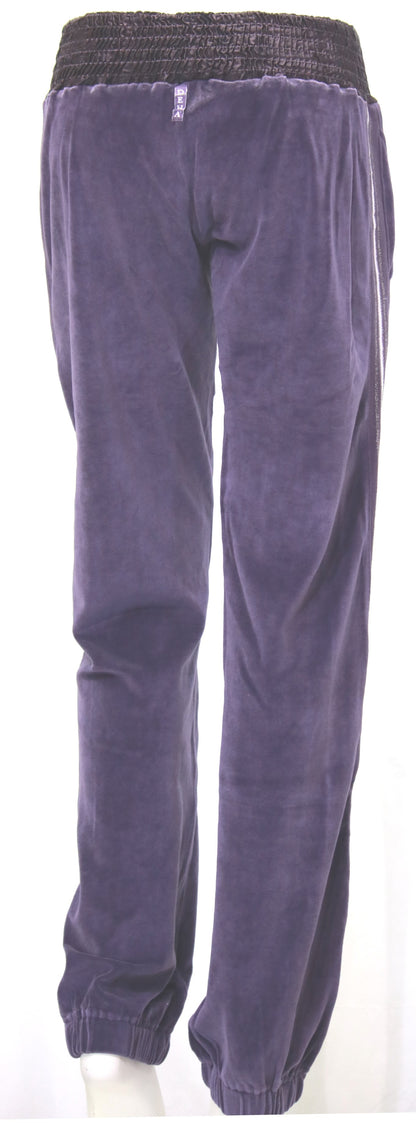 Pantalone ciniglia con fascia in vita e molla infondo Deha