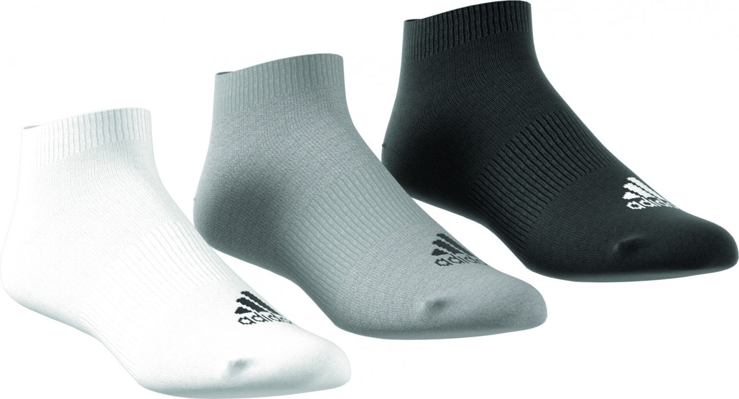 ADIDAS 3 paia calze a scomparsa Hi
