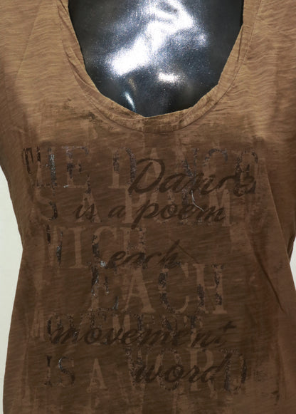 T-shirt manica lunga con stampa Deha