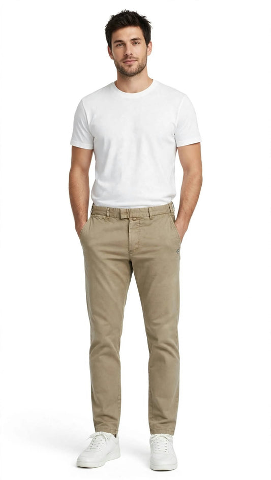 Blauer pantalone in cotone uomo
