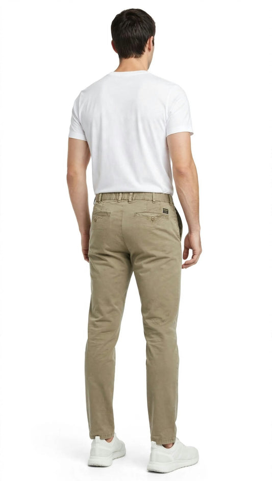 Blauer pantalone in cotone uomo