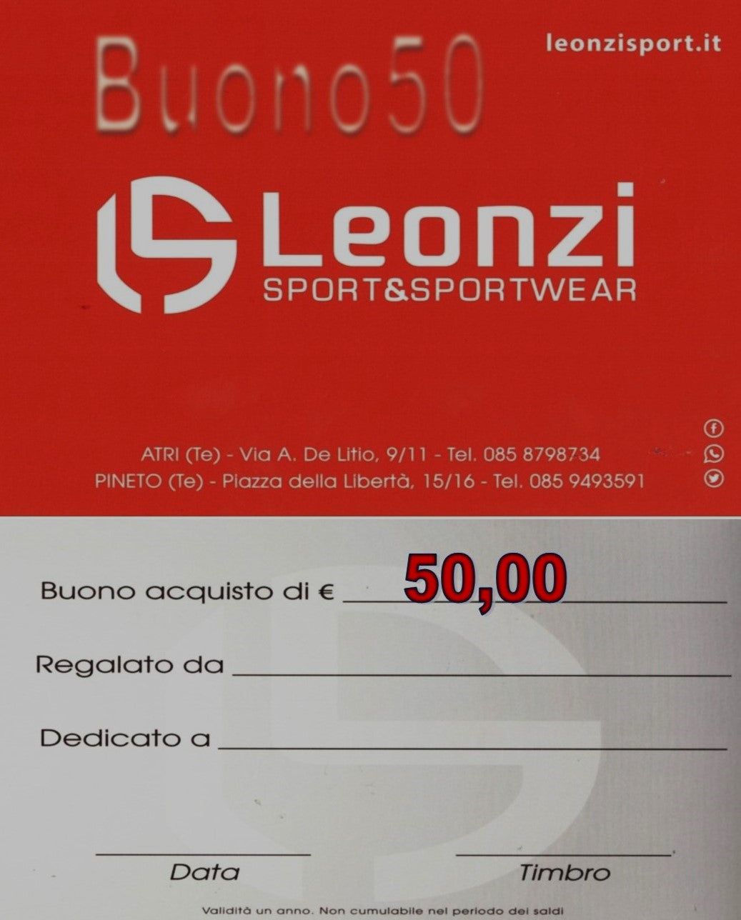 Regala un Buono50
