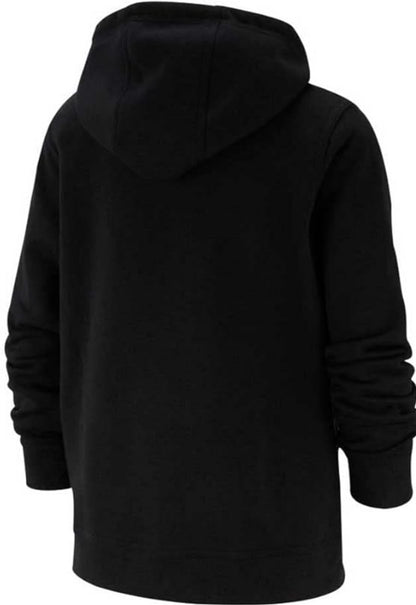 Nike felpa zip lunga cappuccio club