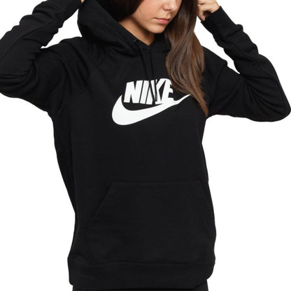nike felpa cappuccio con logo donna