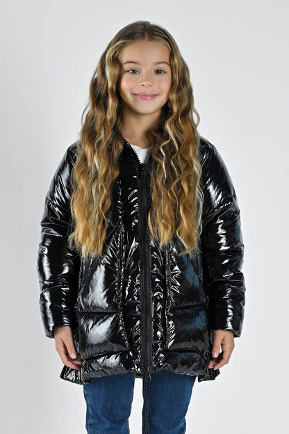 Canadian giaccone b.na  mod eugenie con zip laterali