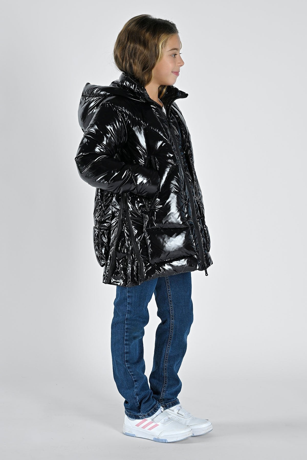 Canadian giaccone b.na  mod eugenie con zip laterali