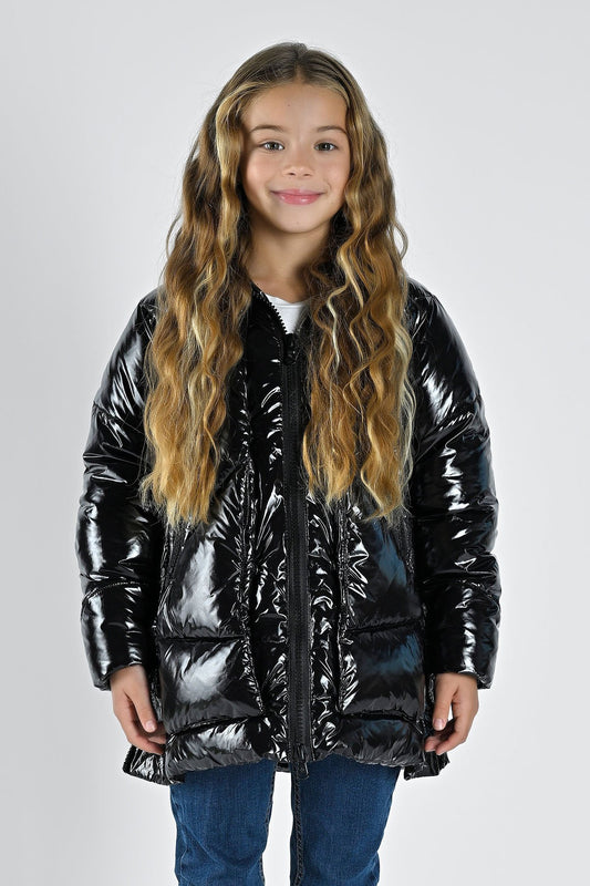 Canadian giaccone b.na  mod eugenie con zip laterali