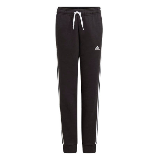 Adidas pantalone felpa con polsino b 3s fl c pt black/white pesante