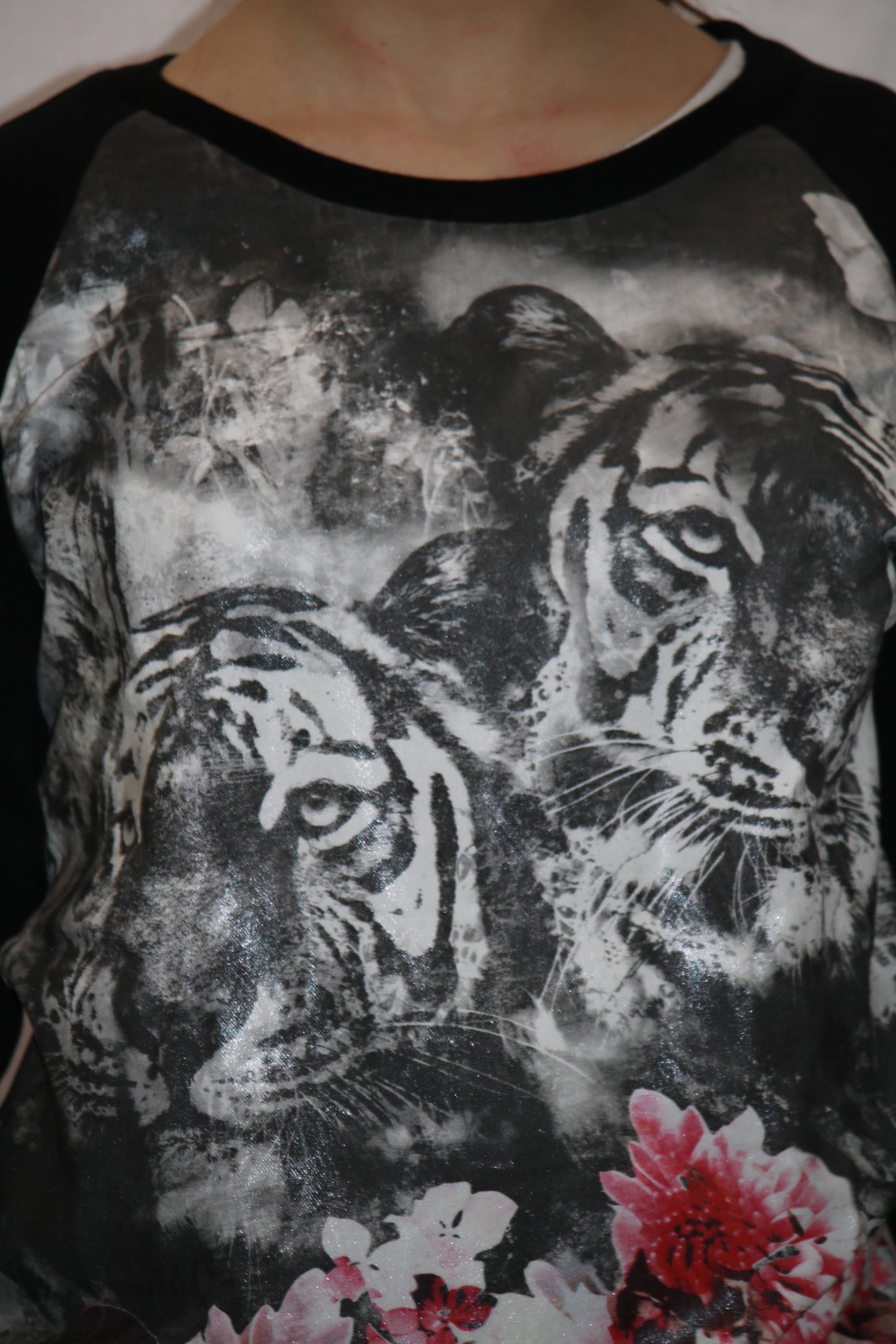 T-shirt manica lunga con stampa sul davanti