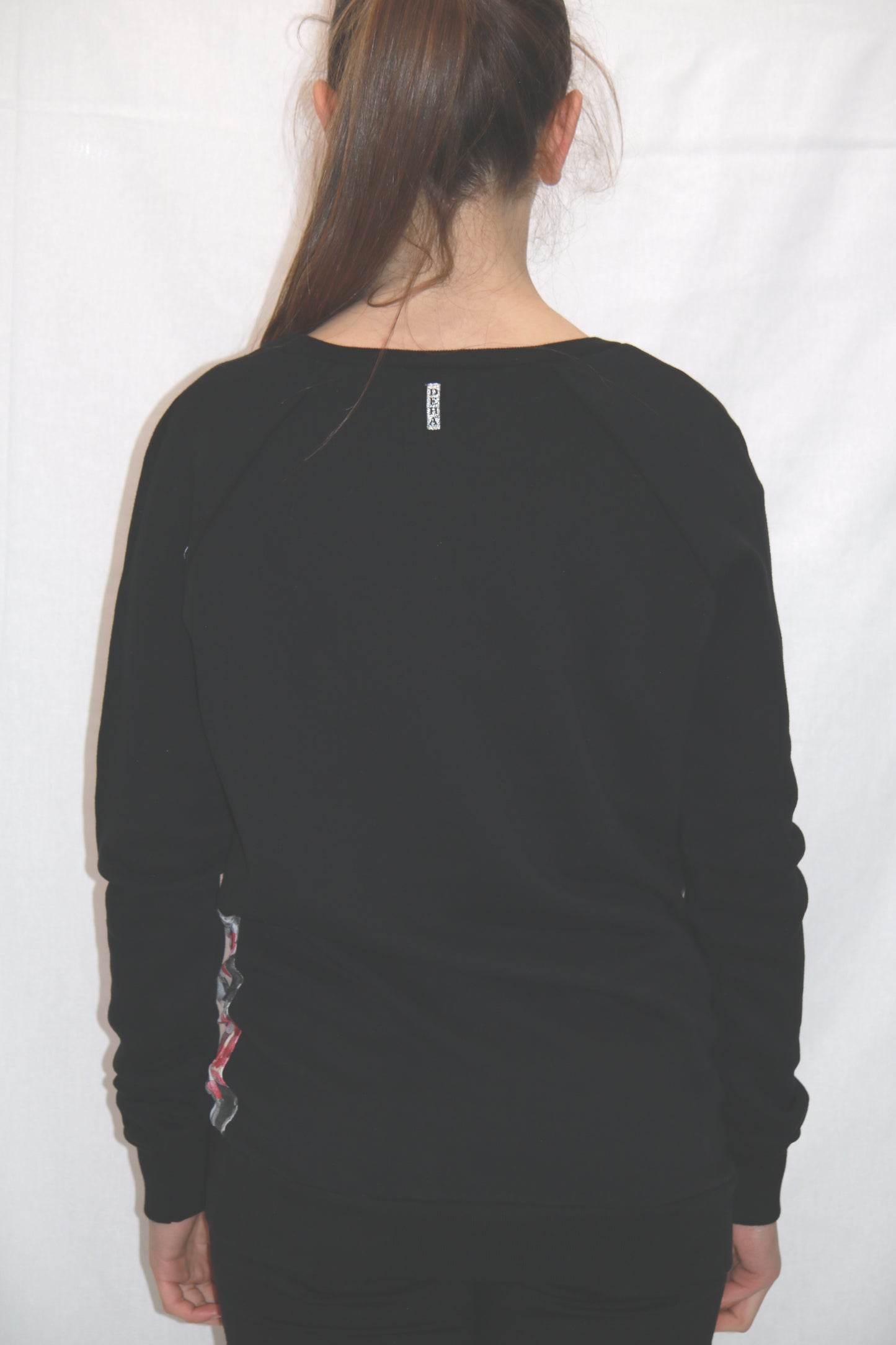 T-shirt manica lunga con stampa sul davanti