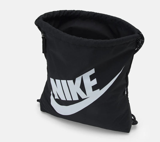 Nike sacca con tasca con lampo logo grande