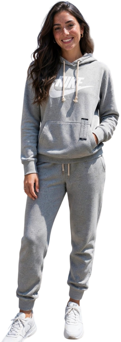 Nike felpa cappuccio in cotone leggero