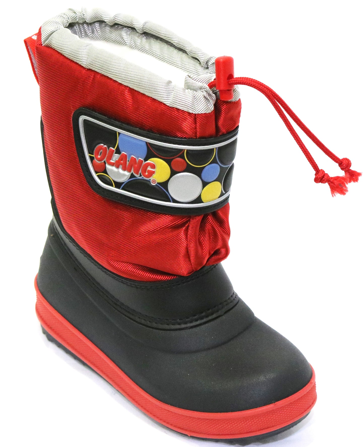 dopo sci bambino tomaia idrorepellente, suola antiscivolo, chiusura velcro, interno pelo