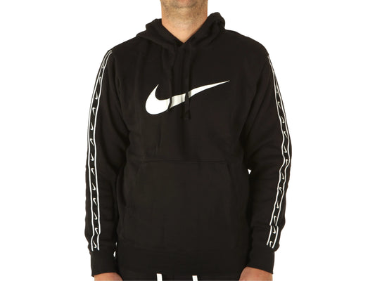 Nike felpa cappuccio felpata M nsw repeat banda sulla manica