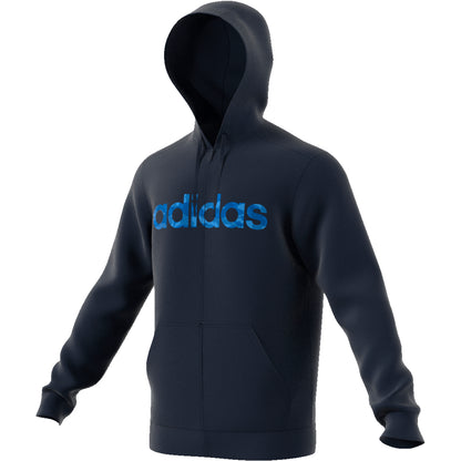 adidas felpa zip lunga cappuccio con scritta piccola mod e camo lin