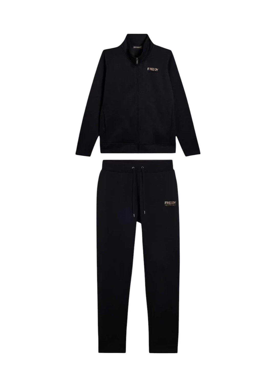 Freddy tuta zip lunga con pantalone dritto