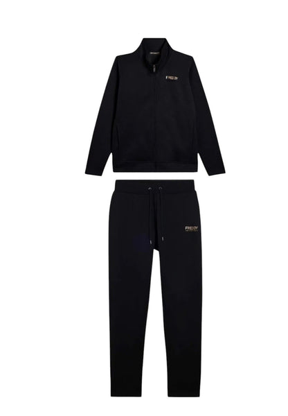 Freddy tuta zip lunga con pantalone dritto