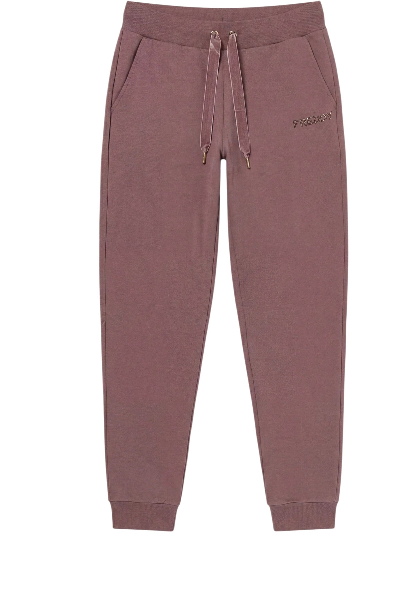 Freddy Pantaloni Sportivi Regular con Polsino da Donna in modal