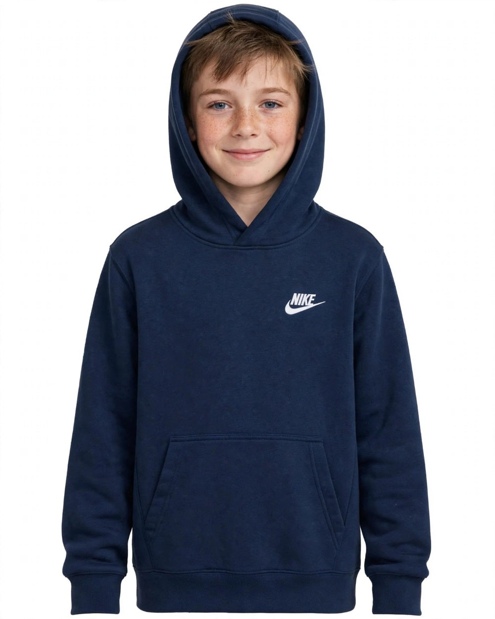 Nike felpa cappuccio jr club fleece
