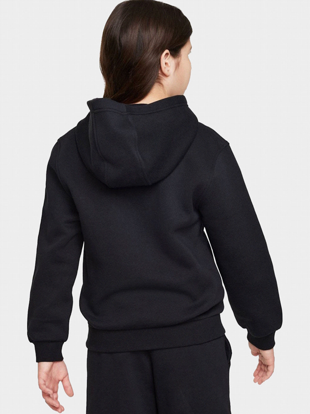 Nike felpa zip lunga cappuccio club fleece