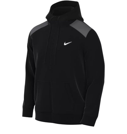 Nike felpa zip lunga cappuccio felpato hoodie flc