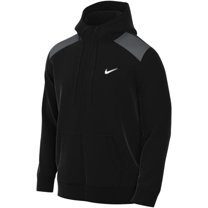 Nike felpa zip lunga cappuccio felpato hoodie flc