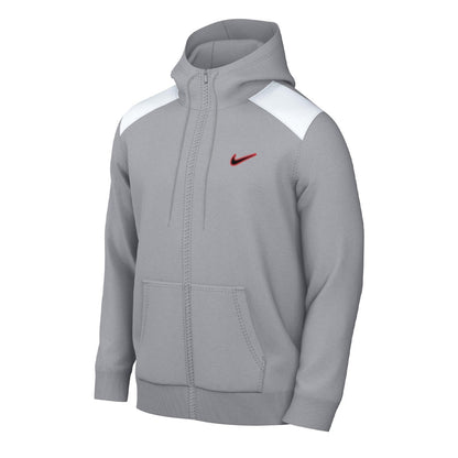 Nike felpa zip lunga cappuccio felpato hoodie flc
