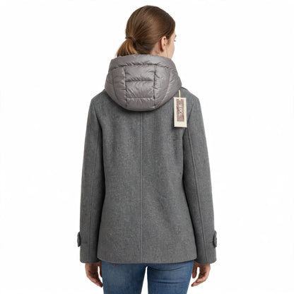 YES-ZEE Cappottino in lama con cappuccio staccabile