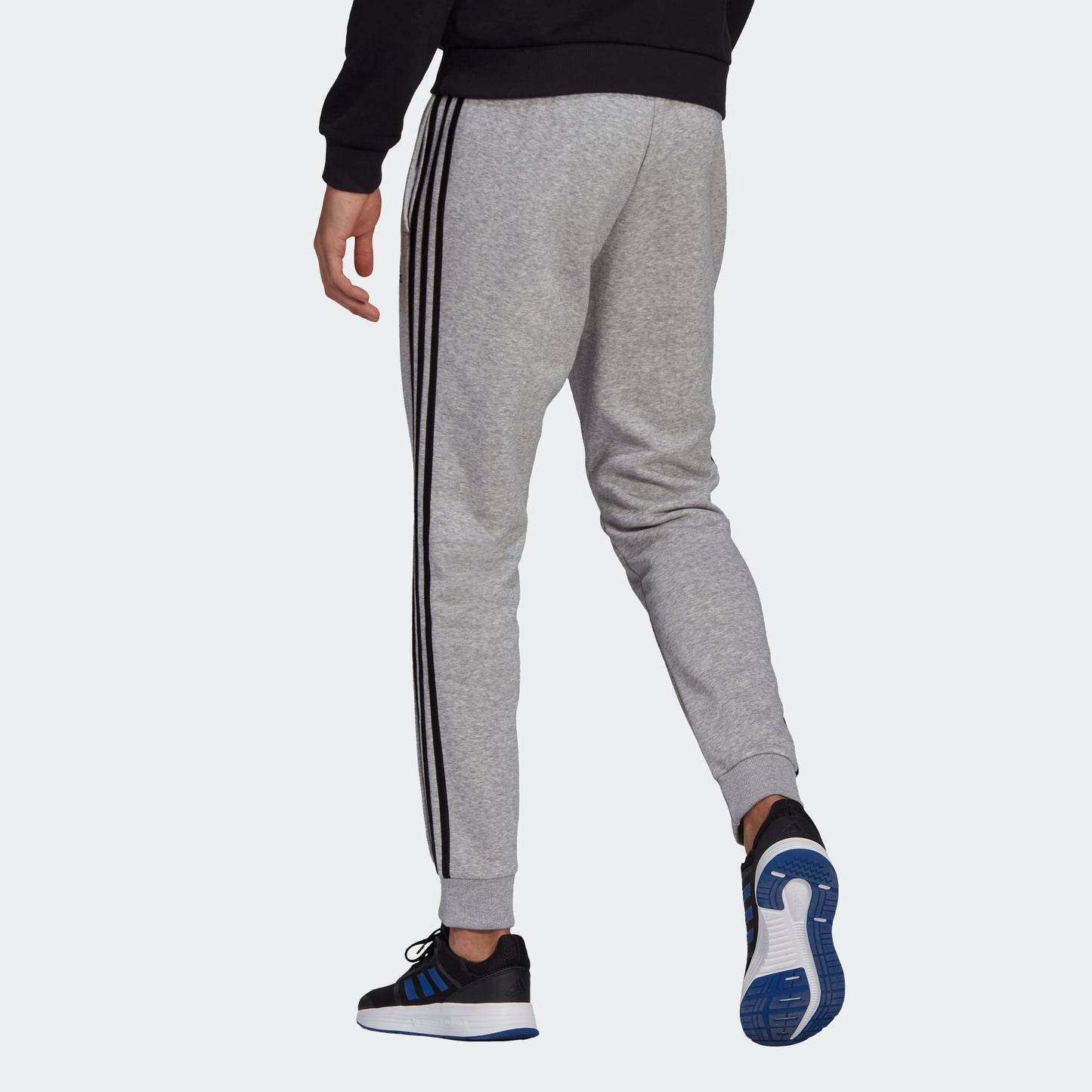 Adidas pantalone polsino m 3s fl tc pt mgreyh/black