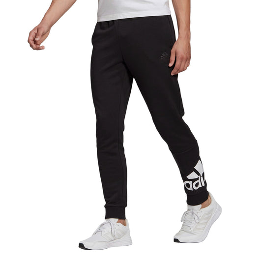 Adidas pantalone felpa garzata m bl ft pt black/white
