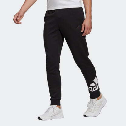 Adidas pantalone felpa garzata m bl ft pt black/white
