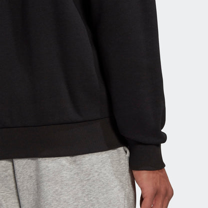 Adidas felpa giro collo m bl ft swt black/white
