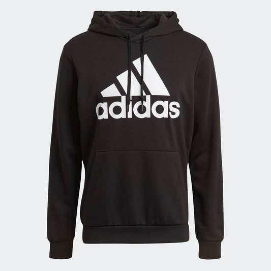 ADIDAS felpa cappuccio m bl ft hd black/whitea