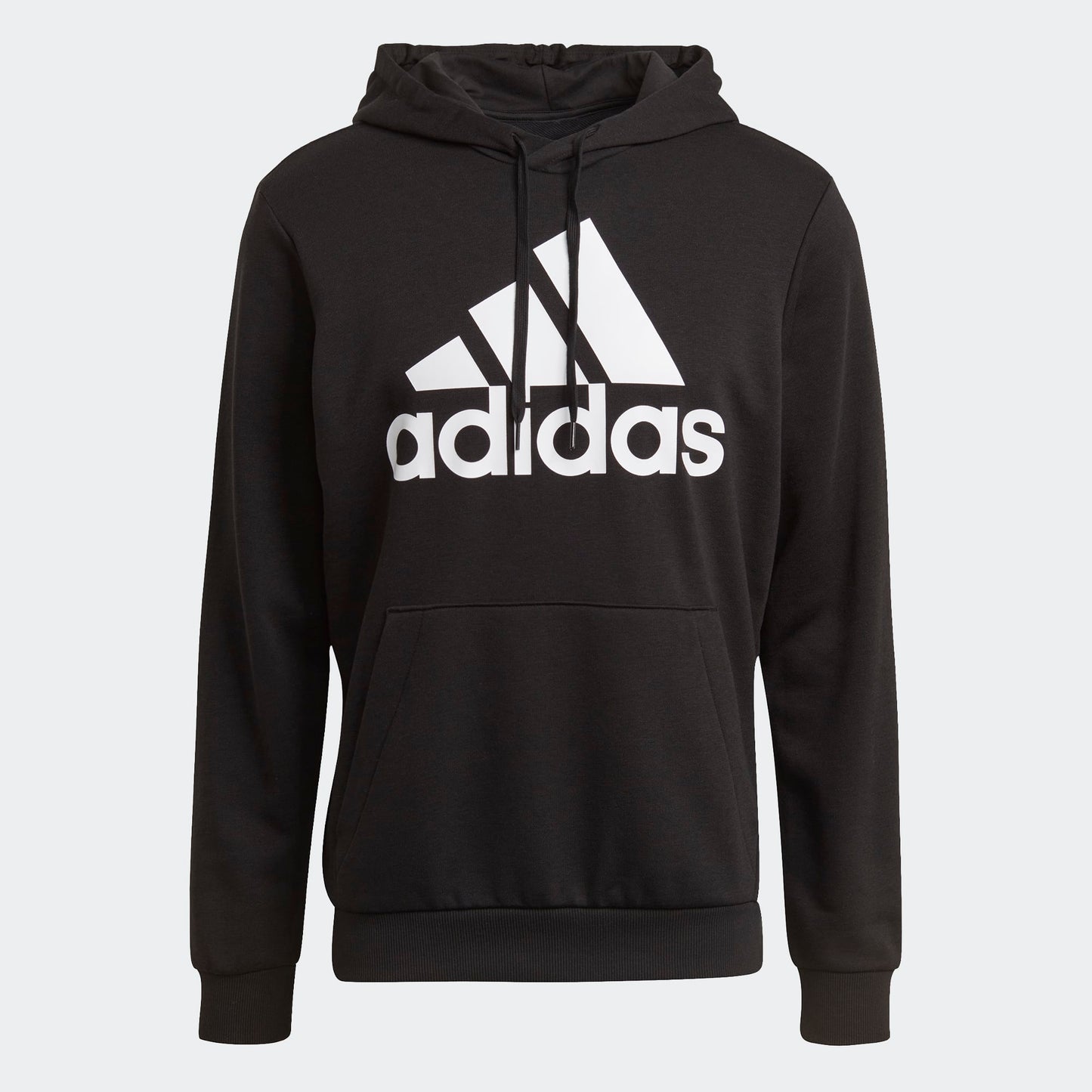 ADIDAS felpa cappuccio m bl ft hd black/whitea