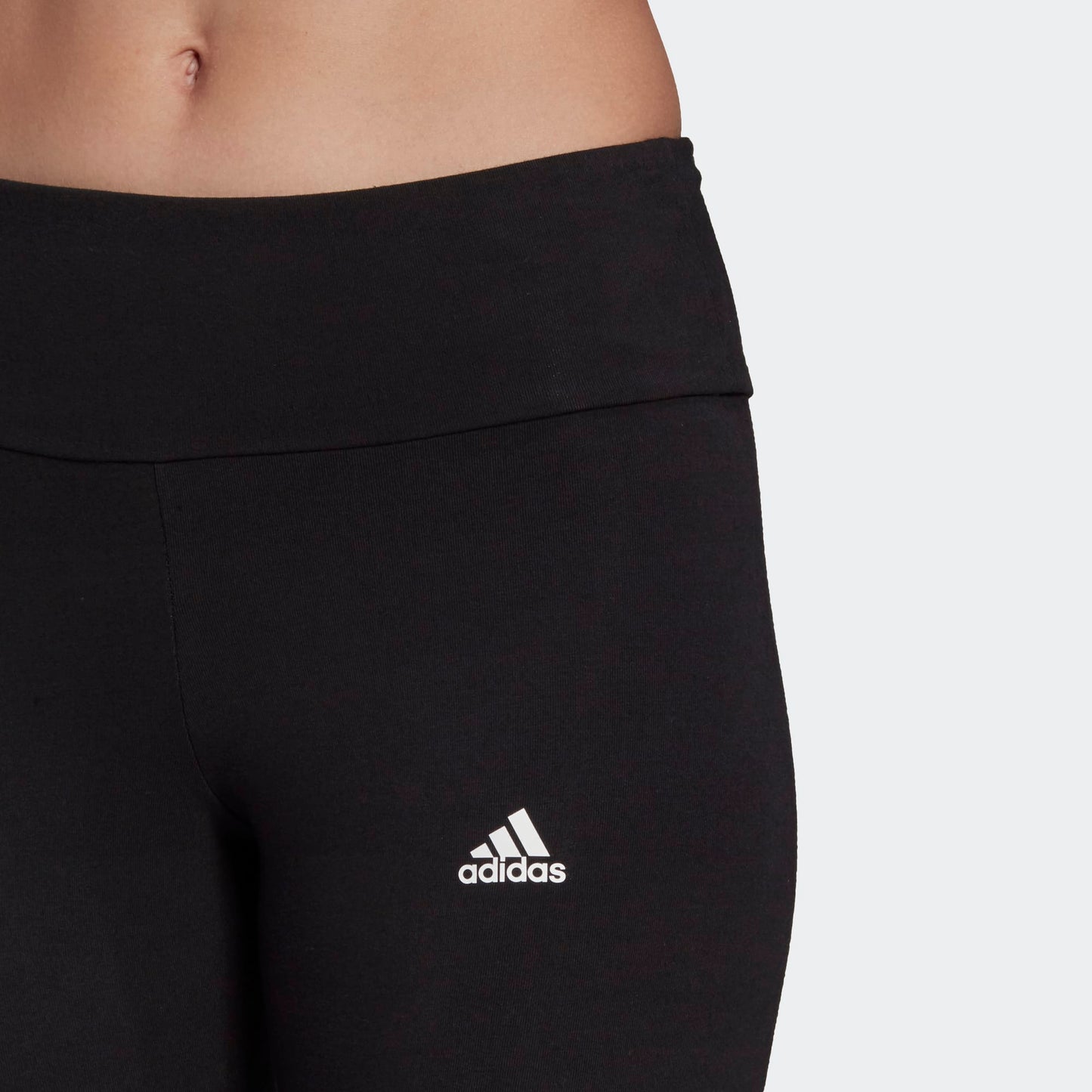 Adidas legging donna w lin leg black/whit