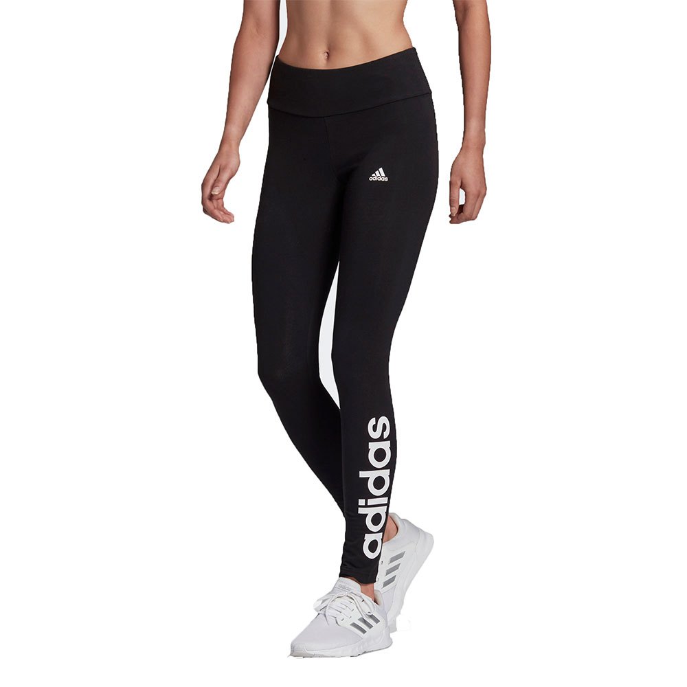 Adidas legging donna w lin leg black/whit