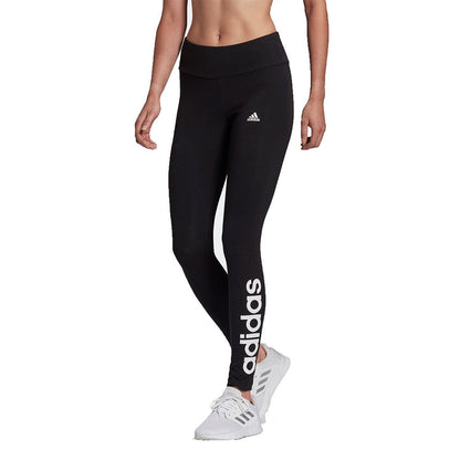 Adidas legging donna w lin leg black/whit