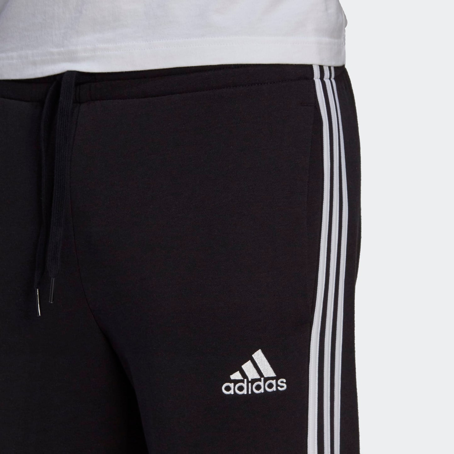 Adidas pantalone felpa con polsino e 3STR m 3s fl f pt black/white