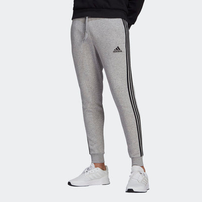 Adidas pantalone felpa con polsino e 3str m 3s fl f pt mgreyh/black