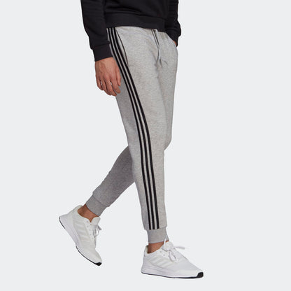 Adidas pantalone felpa con polsino e 3str m 3s fl f pt mgreyh/black