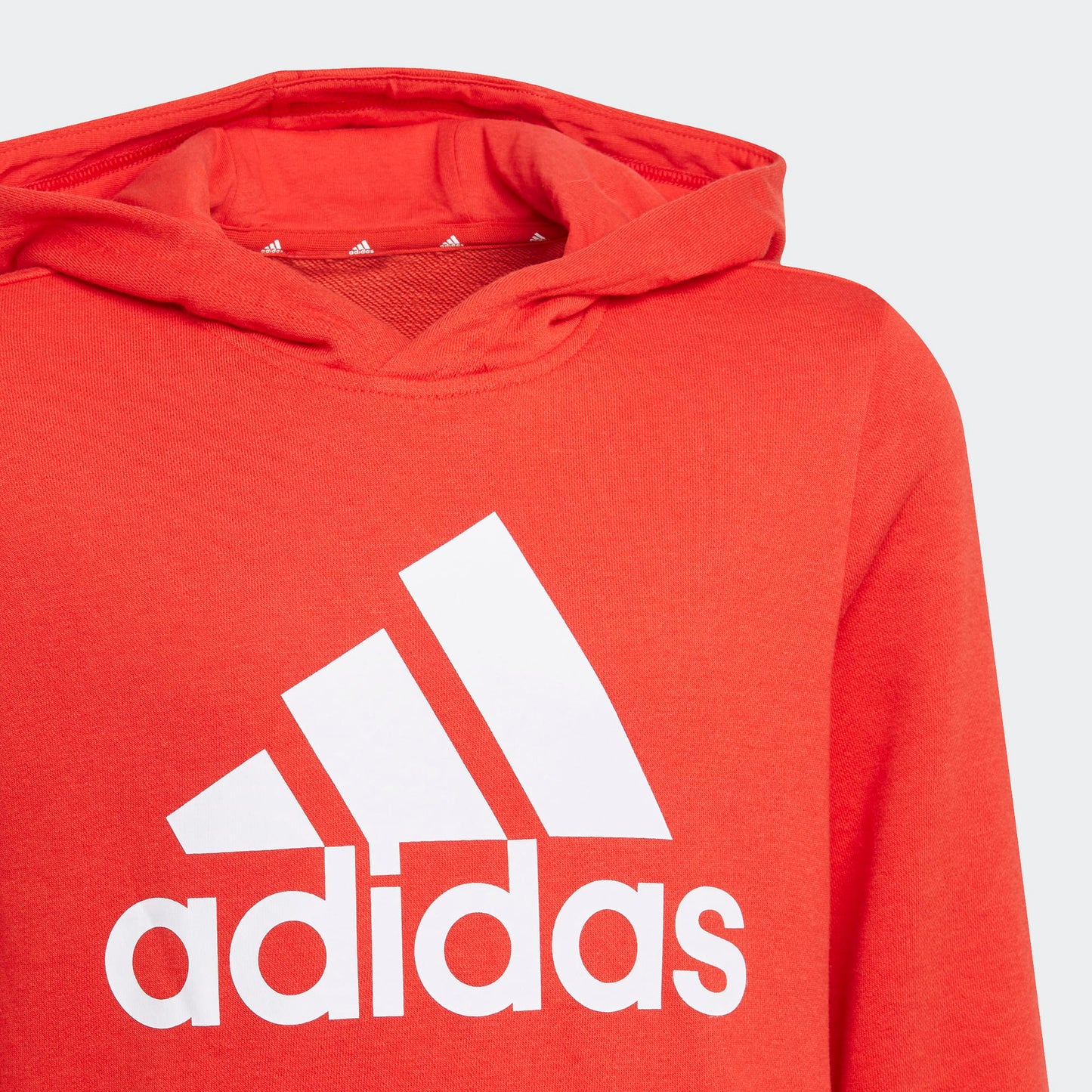 Adidas felpa cappuccio b bl hd vivred/white