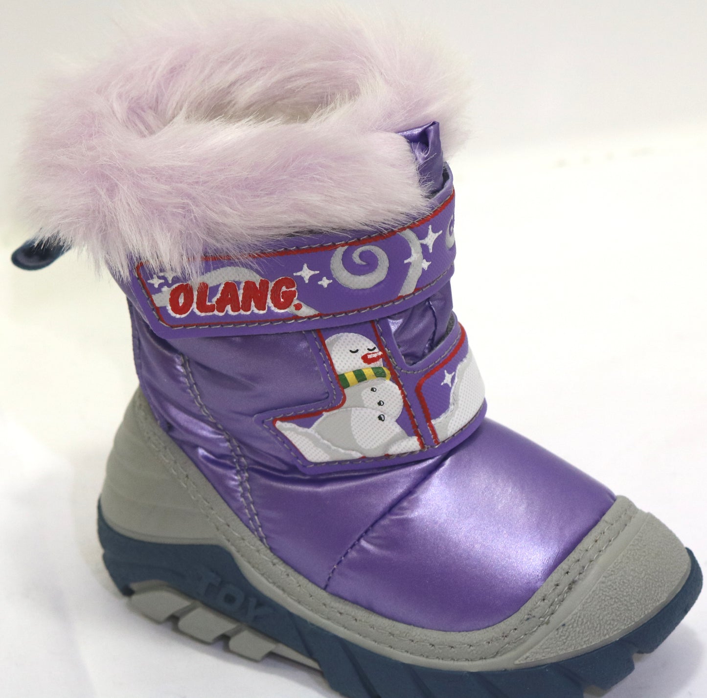 dopo sci bambina, impermeabile, tomaia idrorepellente, suola gomma antiscivolo, chiusura velcro